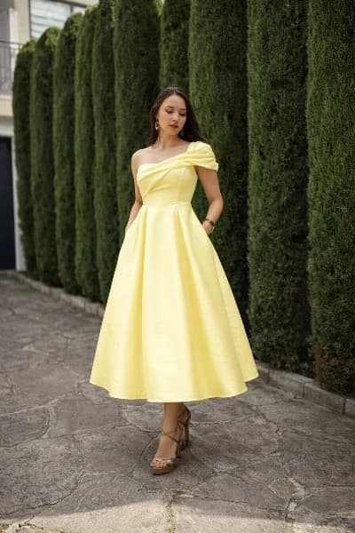 Elegante Vestido Midi