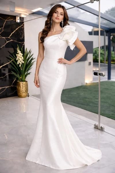 White Gala Dress